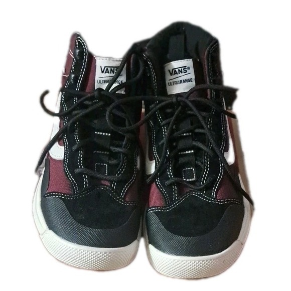 VANS UltraRange Exo Hi MTE, Mens Sz 8, Womens 9.5 Port Royale Maroon Black White main image 6